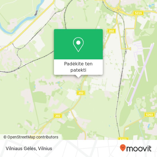 Vilniaus Gėlės žemėlapis