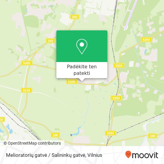 Melioratorių gatvė / Salininkų gatvė žemėlapis