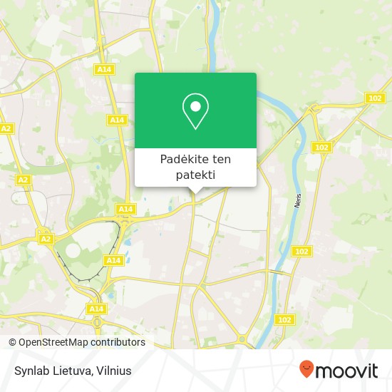 Synlab Lietuva žemėlapis