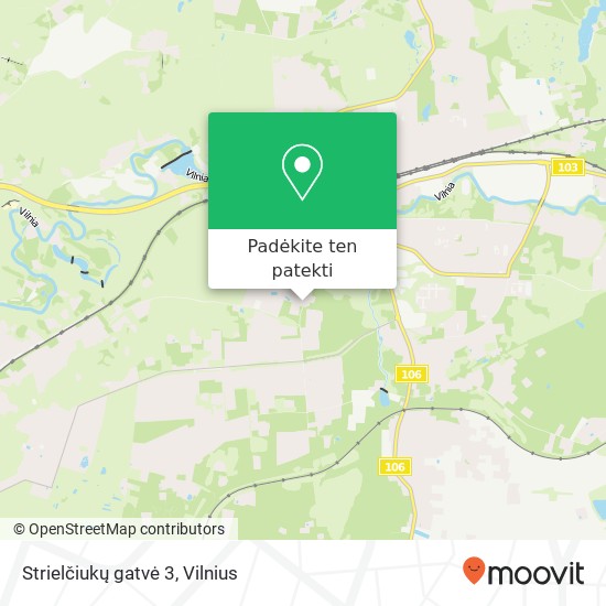 Strielčiukų gatvė 3 žemėlapis