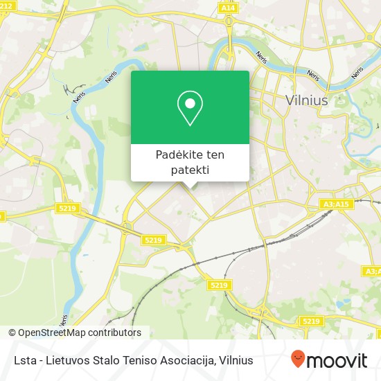 Lsta - Lietuvos Stalo Teniso Asociacija žemėlapis