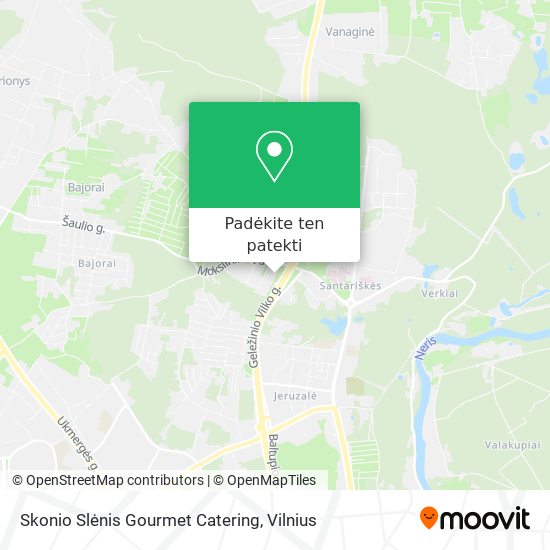 Skonio Slėnis Gourmet Catering žemėlapis