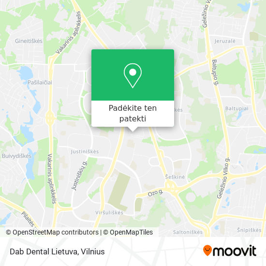 Dab Dental Lietuva žemėlapis