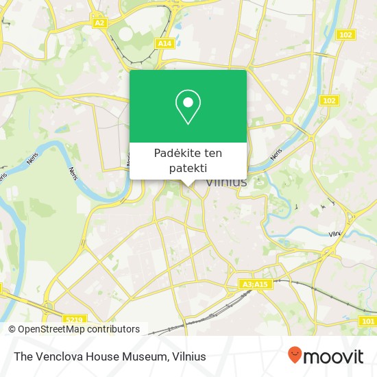The Venclova House Museum žemėlapis