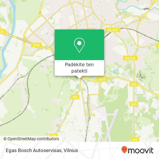 Egas Bosch Autoservisas žemėlapis