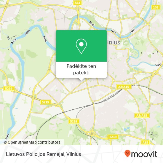 Lietuvos Policijos Remėjai žemėlapis