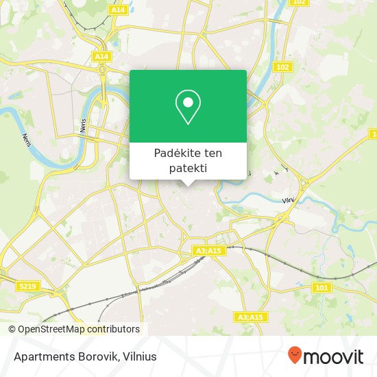 Apartments Borovik žemėlapis