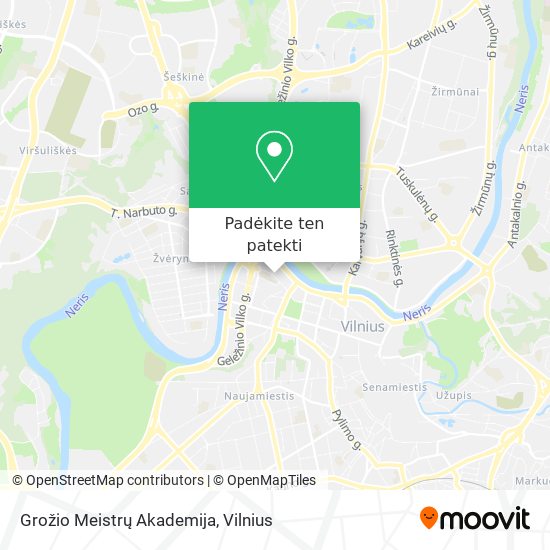 Grožio Meistrų Akademija žemėlapis