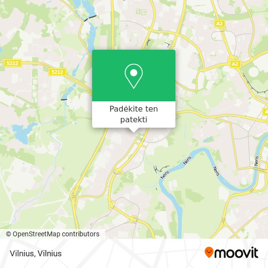 Vilnius žemėlapis