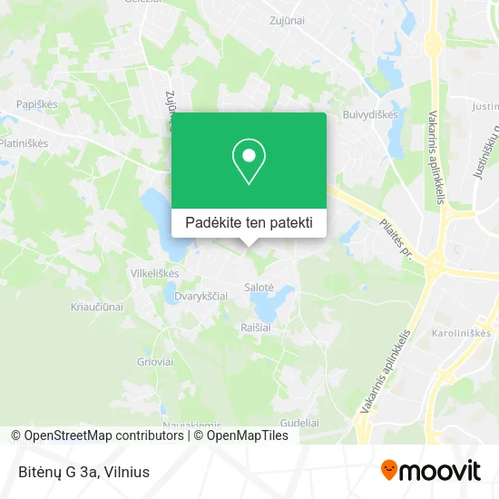Bitėnų G 3a žemėlapis