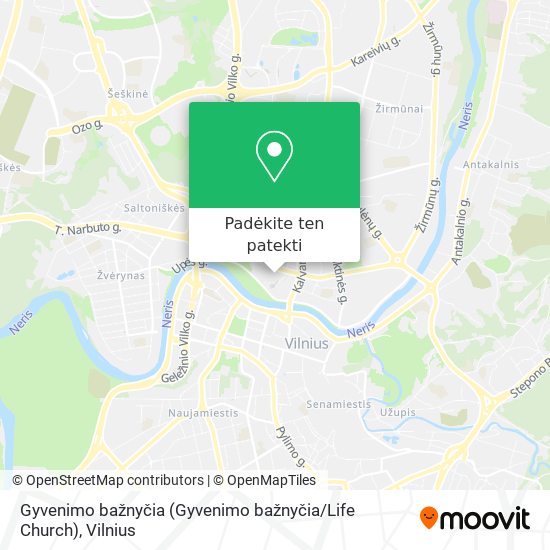 Gyvenimo bažnyčia (Gyvenimo bažnyčia / Life Church) žemėlapis