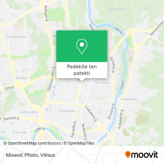 Misevič Photo žemėlapis