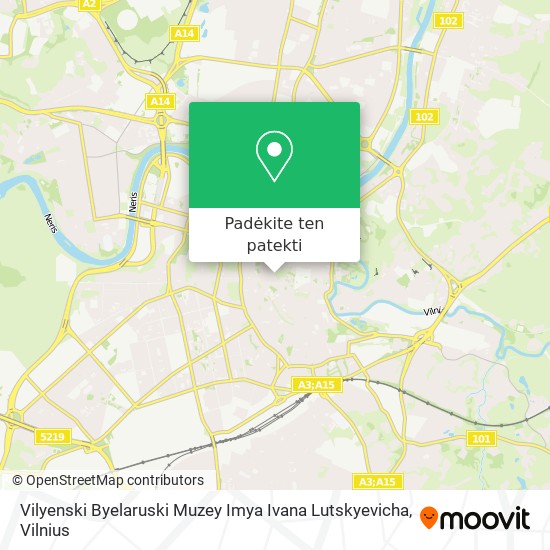 Vilyenski Byelaruski Muzey Imya Ivana Lutskyevicha žemėlapis