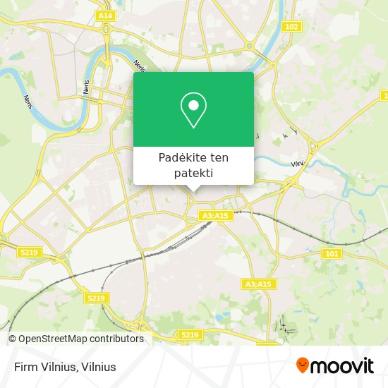 Firm Vilnius žemėlapis