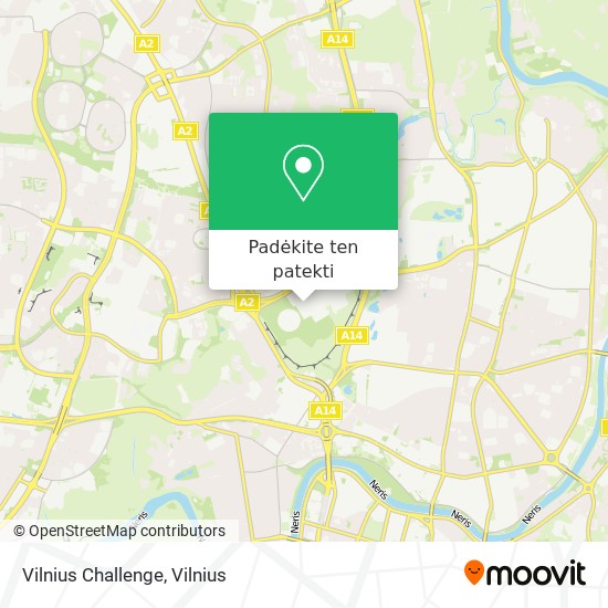 Vilnius Challenge žemėlapis