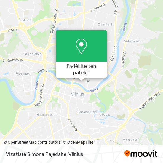 Vizažistė Simona Pajedaitė žemėlapis