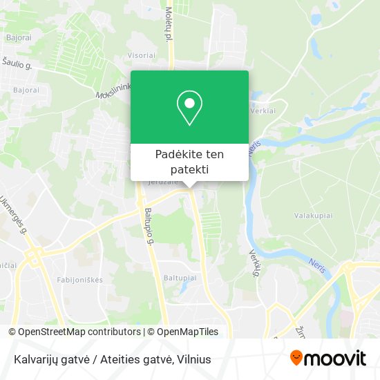 Kalvarijų gatvė / Ateities gatvė žemėlapis