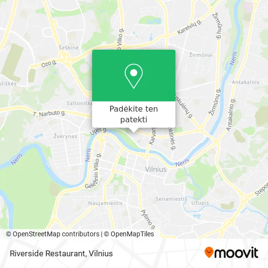 Riverside Restaurant žemėlapis