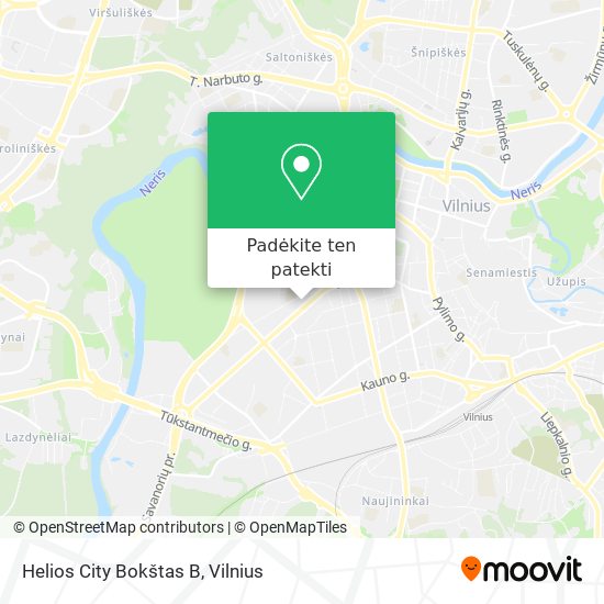Helios City Bokštas B žemėlapis