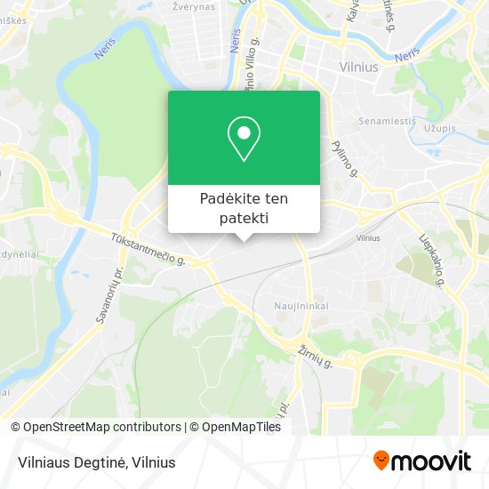 Vilniaus Degtinė žemėlapis