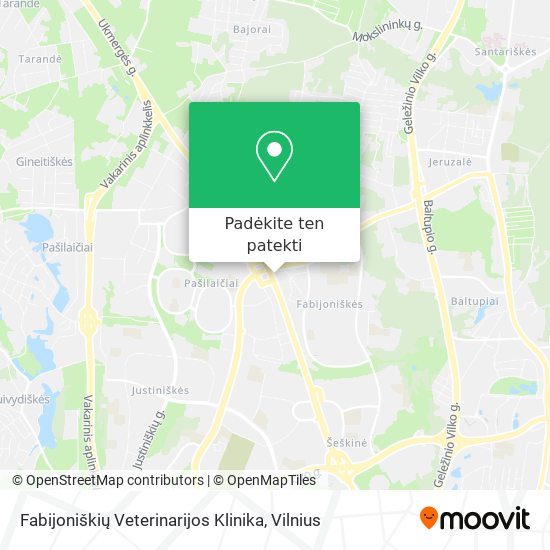 Fabijoniškių Veterinarijos Klinika žemėlapis