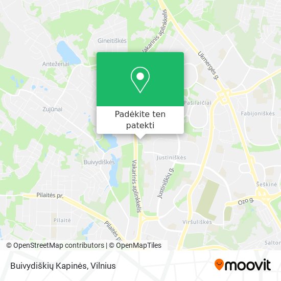 Buivydiškių Kapinės žemėlapis