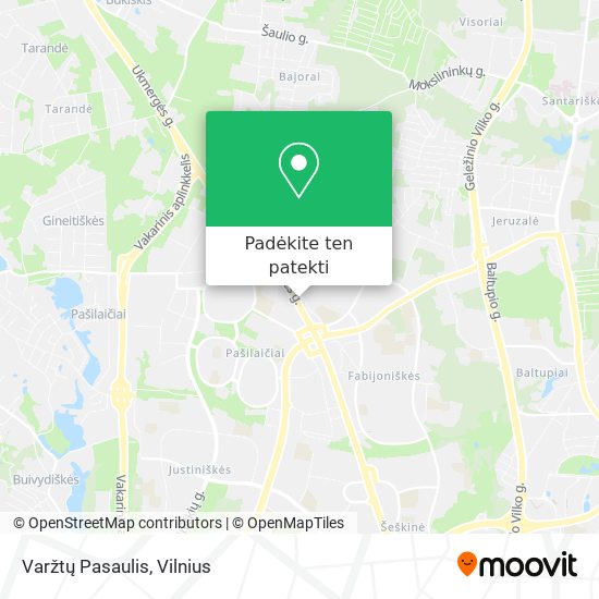 Varžtų Pasaulis žemėlapis