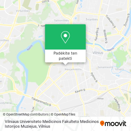 Vilniaus Universiteto Medicinos Fakulteto Medicinos Istorijos Muziejus žemėlapis