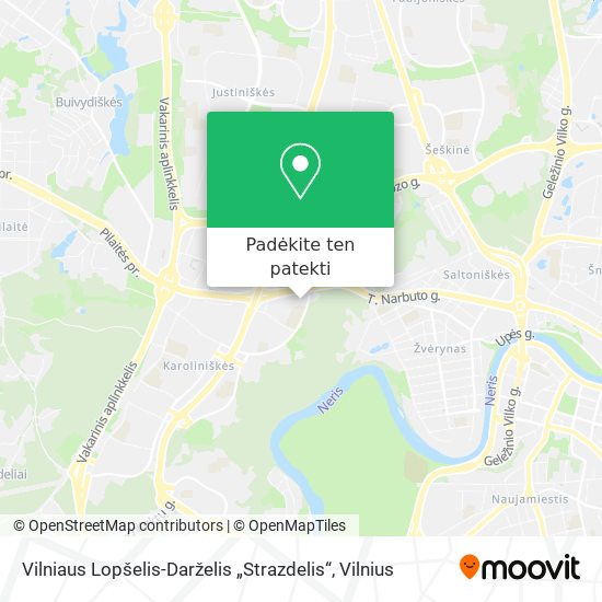 Vilniaus Lopšelis-Darželis „Strazdelis“ žemėlapis
