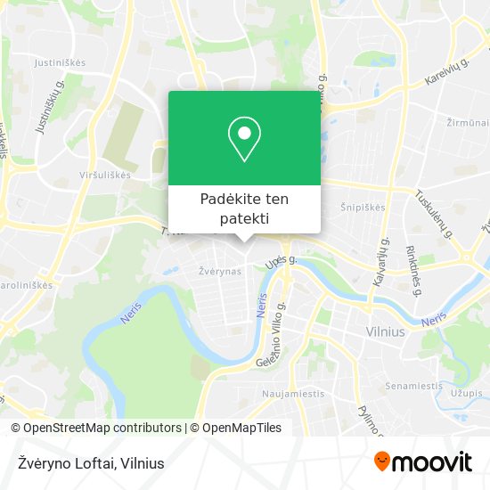 Žvėryno Loftai žemėlapis