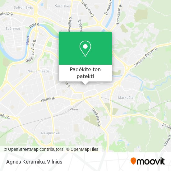 Agnės Keramika žemėlapis