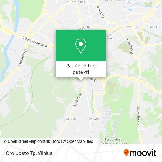 Oro Uosto Tp žemėlapis