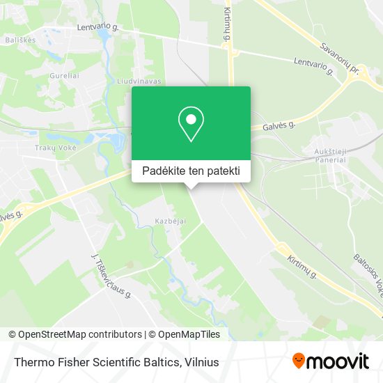 Thermo Fisher Scientific Baltics žemėlapis