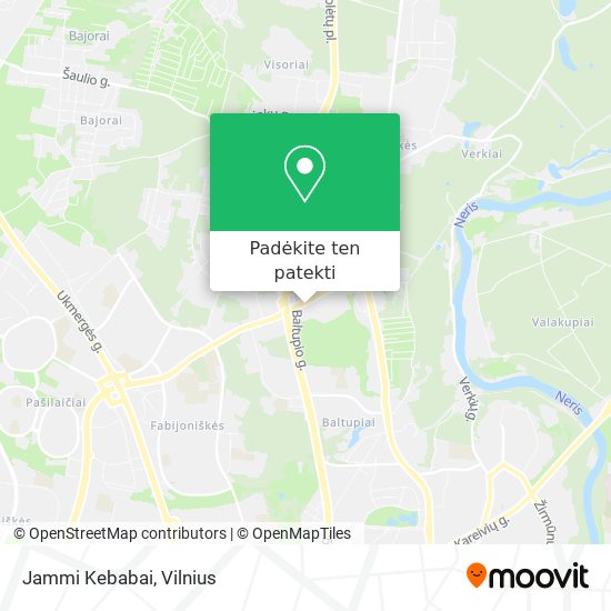 Jammi Kebabai žemėlapis
