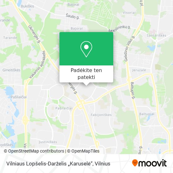 Vilniaus Lopšelis-Darželis „Karuselė“ žemėlapis