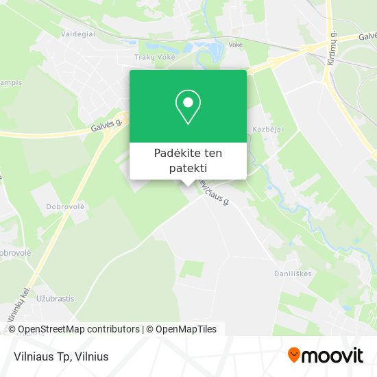 Vilniaus Tp žemėlapis