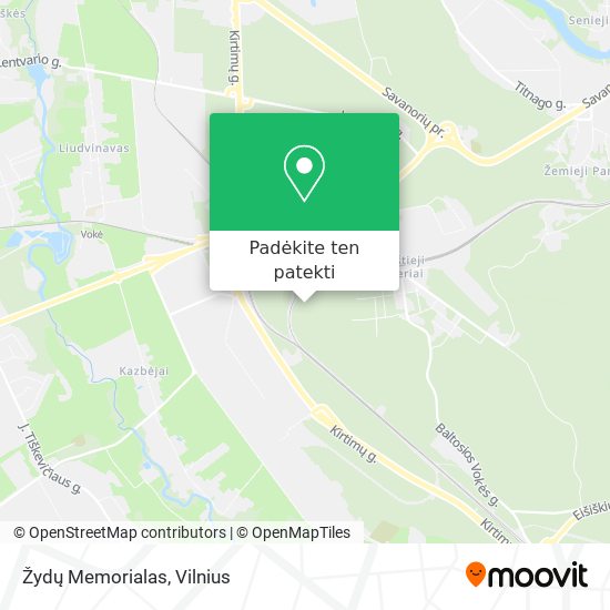 Žydų Memorialas žemėlapis