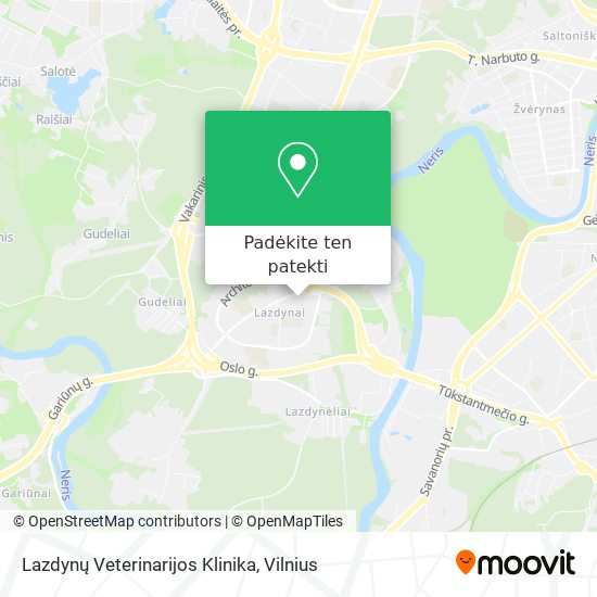 Lazdynų Veterinarijos Klinika žemėlapis