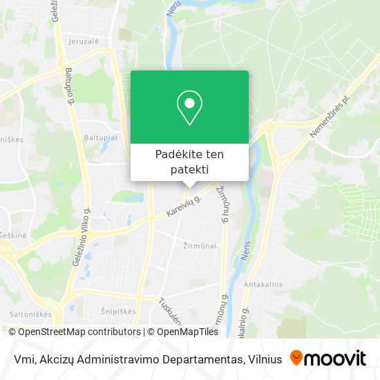 Vmi, Akcizų Administravimo Departamentas žemėlapis