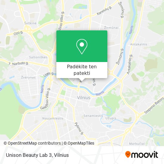 Unison Beauty Lab 3 žemėlapis