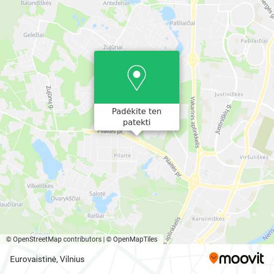 Eurovaistinė žemėlapis