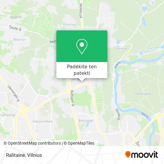 Ralitainė žemėlapis