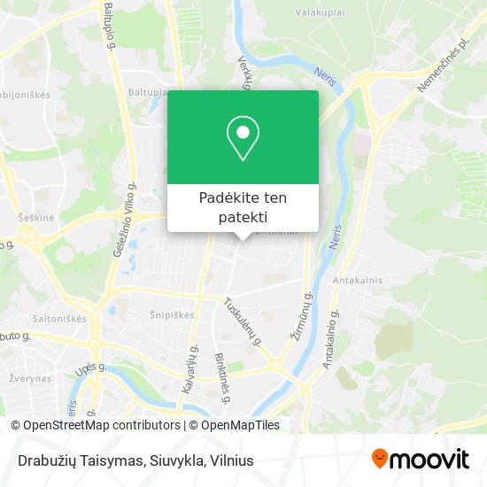 Drabužių Taisymas, Siuvykla žemėlapis