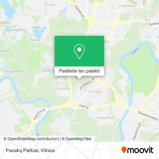 Pasakų Parkas žemėlapis
