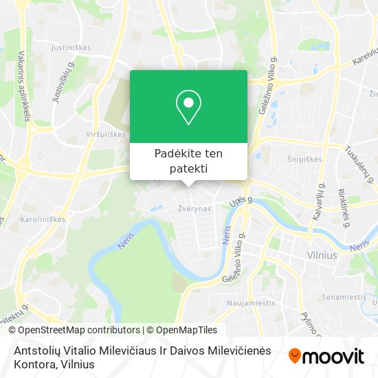 Antstolių Vitalio Milevičiaus Ir Daivos Milevičienės Kontora žemėlapis