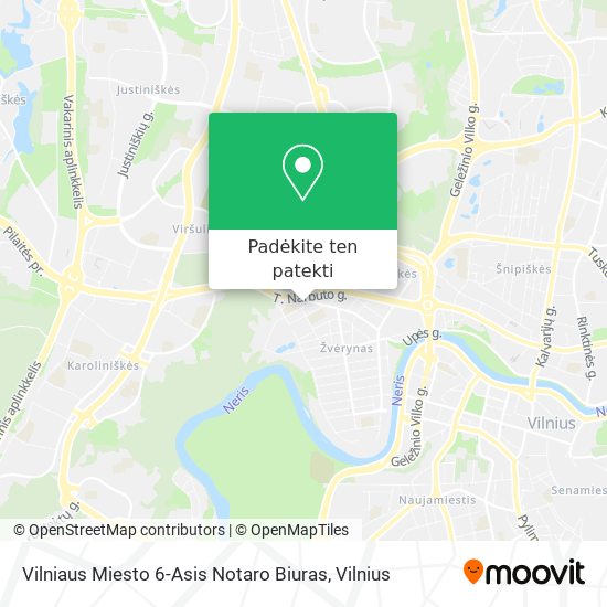 Vilniaus Miesto 6-Asis Notaro Biuras žemėlapis