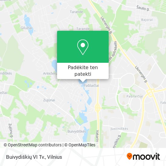 Buivydiškių VI Tv. žemėlapis
