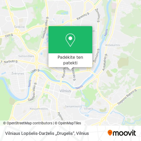 Vilniaus Lopšelis-Darželis „Drugelis“ žemėlapis
