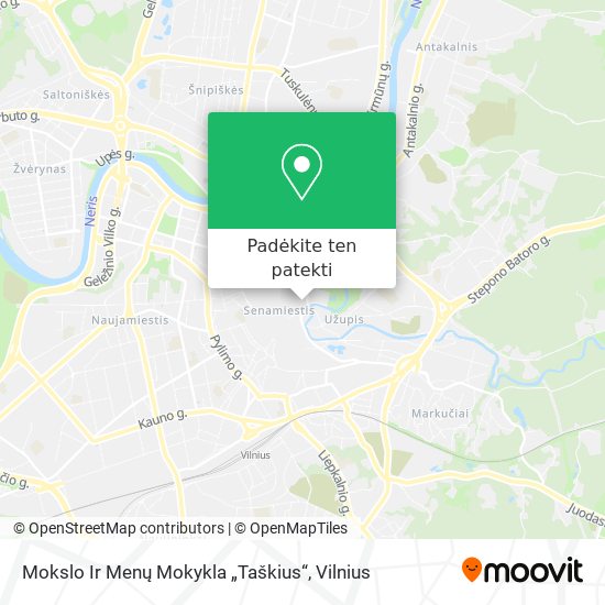 Mokslo Ir Menų Mokykla „Taškius“ žemėlapis