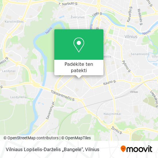 Vilniaus Lopšelis-Darželis „Bangelė“ žemėlapis